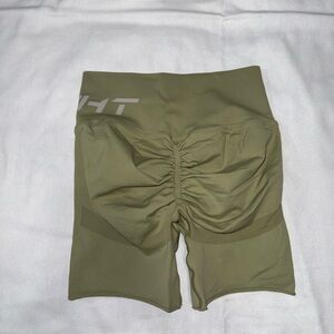 Olive High-Waisted Women's Shorts ECHT